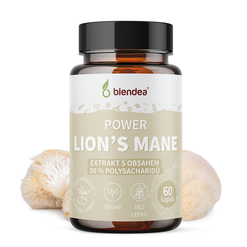 Blendea Blendea Lion\'s Mane (Hericium) extrakt 60 kapslí