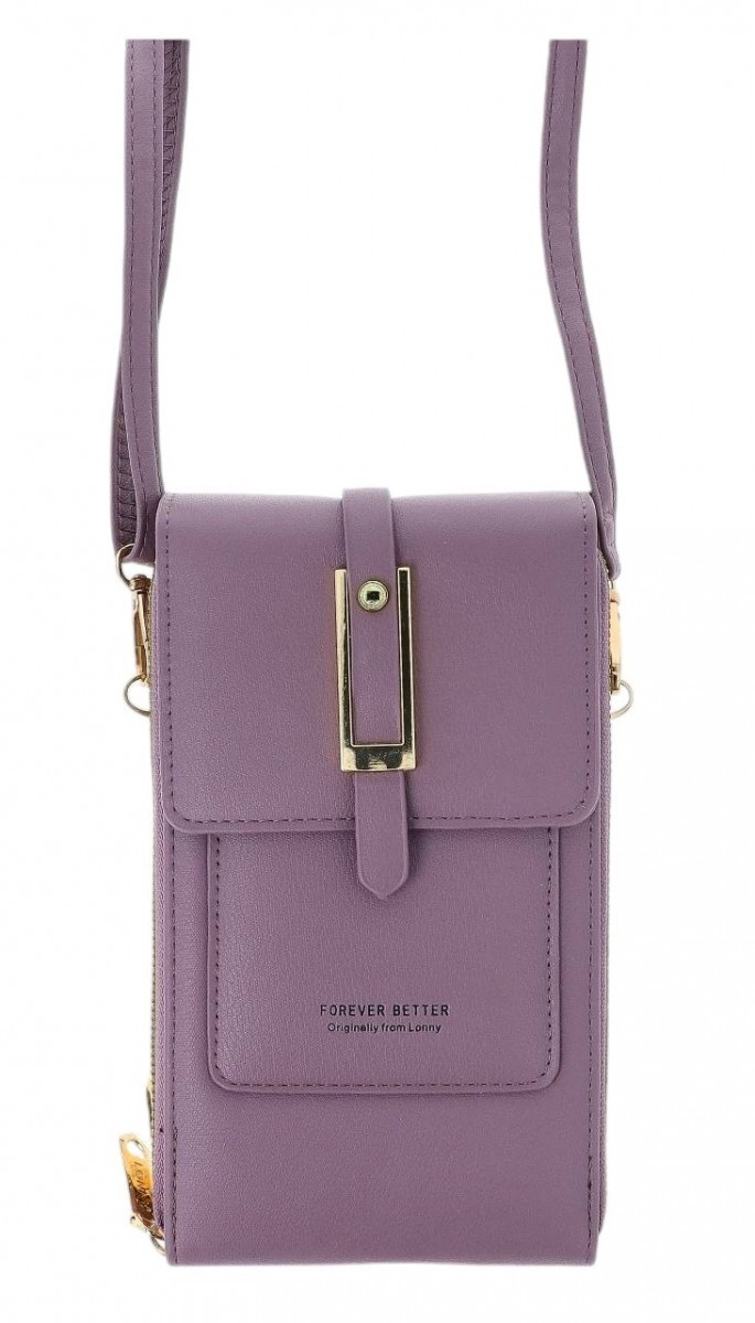 Kabelka TopQ Forever Better na mobil s popruhem lila 129900