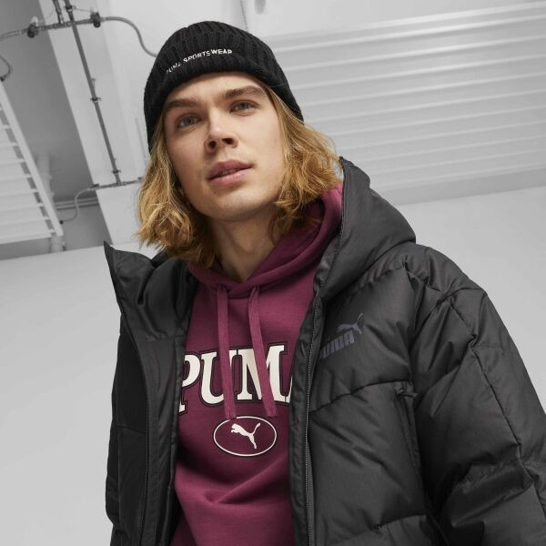 Puma SPORTWEAR FISHERMAN Zimní čepice, černá, velikost