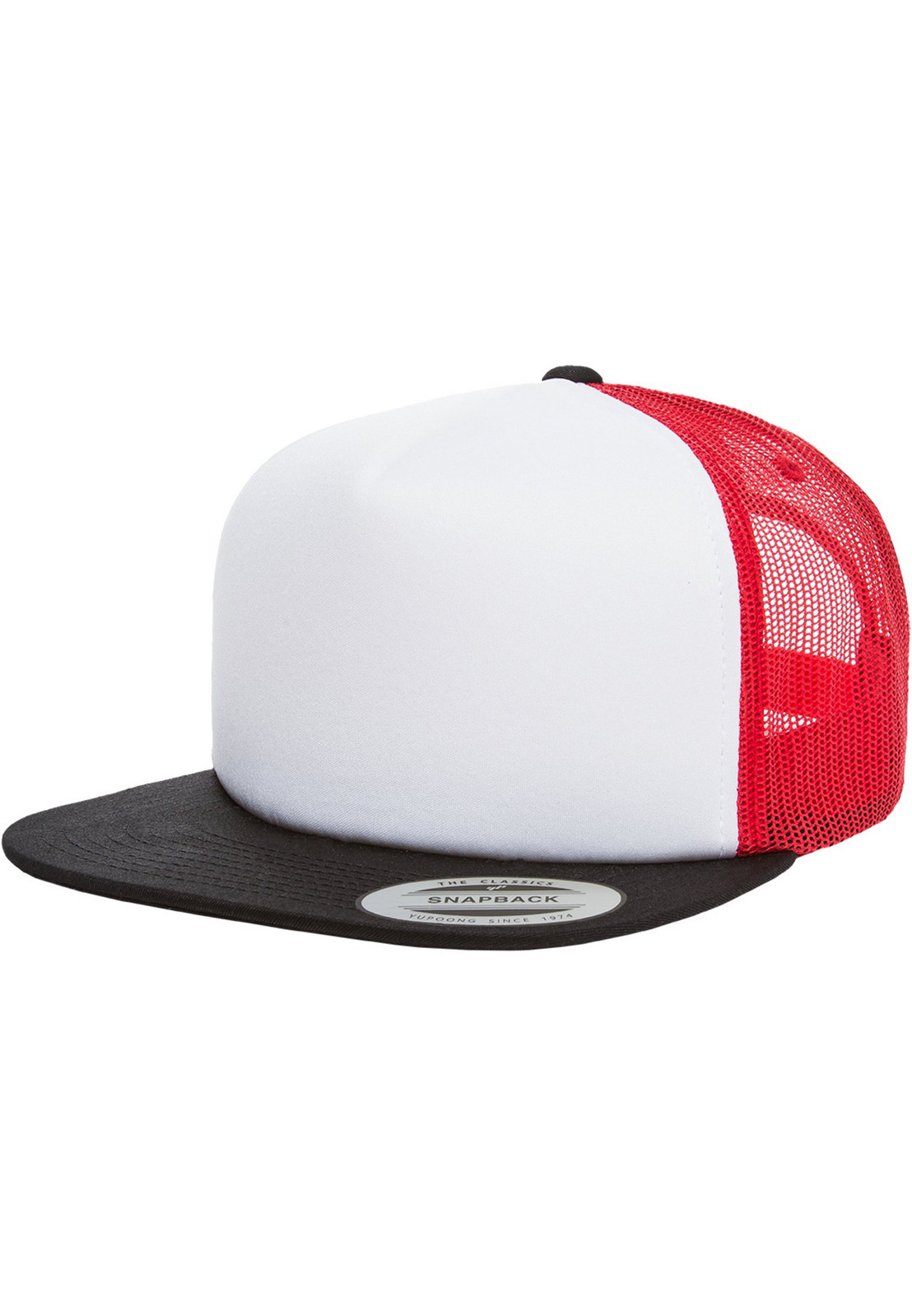 Foam Trucker s bílou přední blk/wht/red