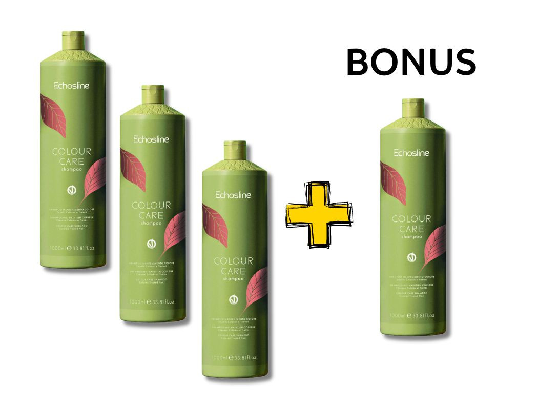 AKCE: 3+1 Echosline Colour Care System Shampoo - šampon pro barvené vlasy, 1000 ml