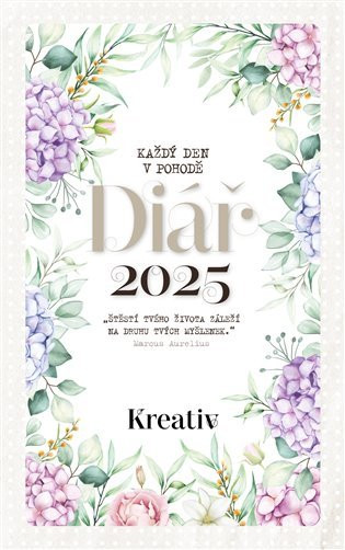 Kreativ Diář 2025 - Hortenzie