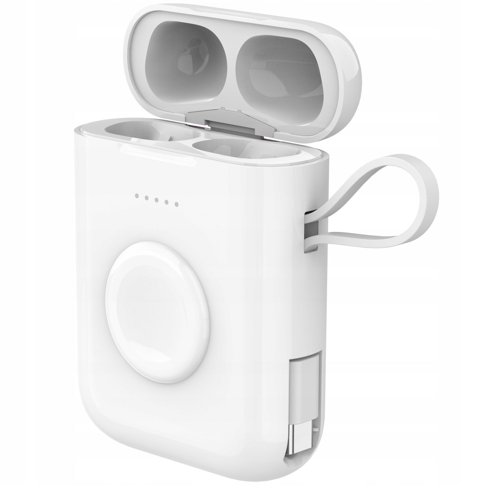 Pouzdro Powerbanky pro sluchátka airpods iWatch iPhone 5200mAh Usb-c