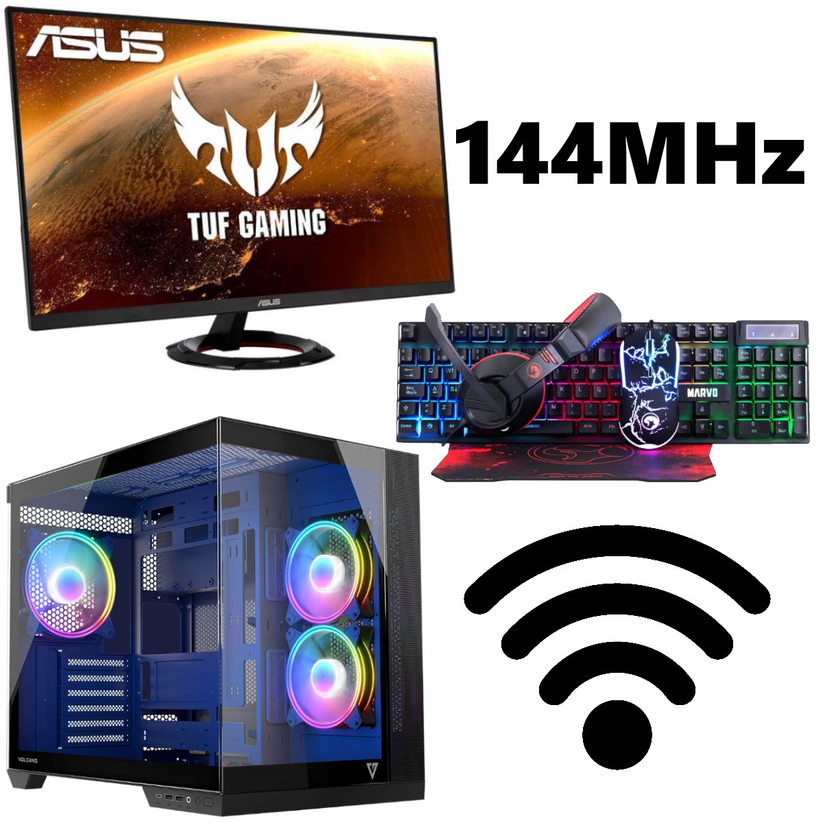 Herní set AMD-7600X Rtx 4090 192 Gb 2000SSD W11Pro