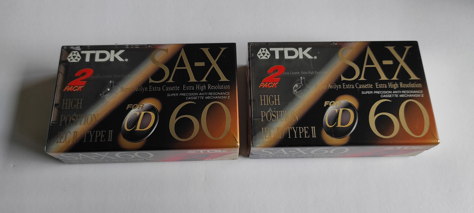 2pack (2 kazety) Tdk SA-X60 Nos fólie SA-X60 RC@6