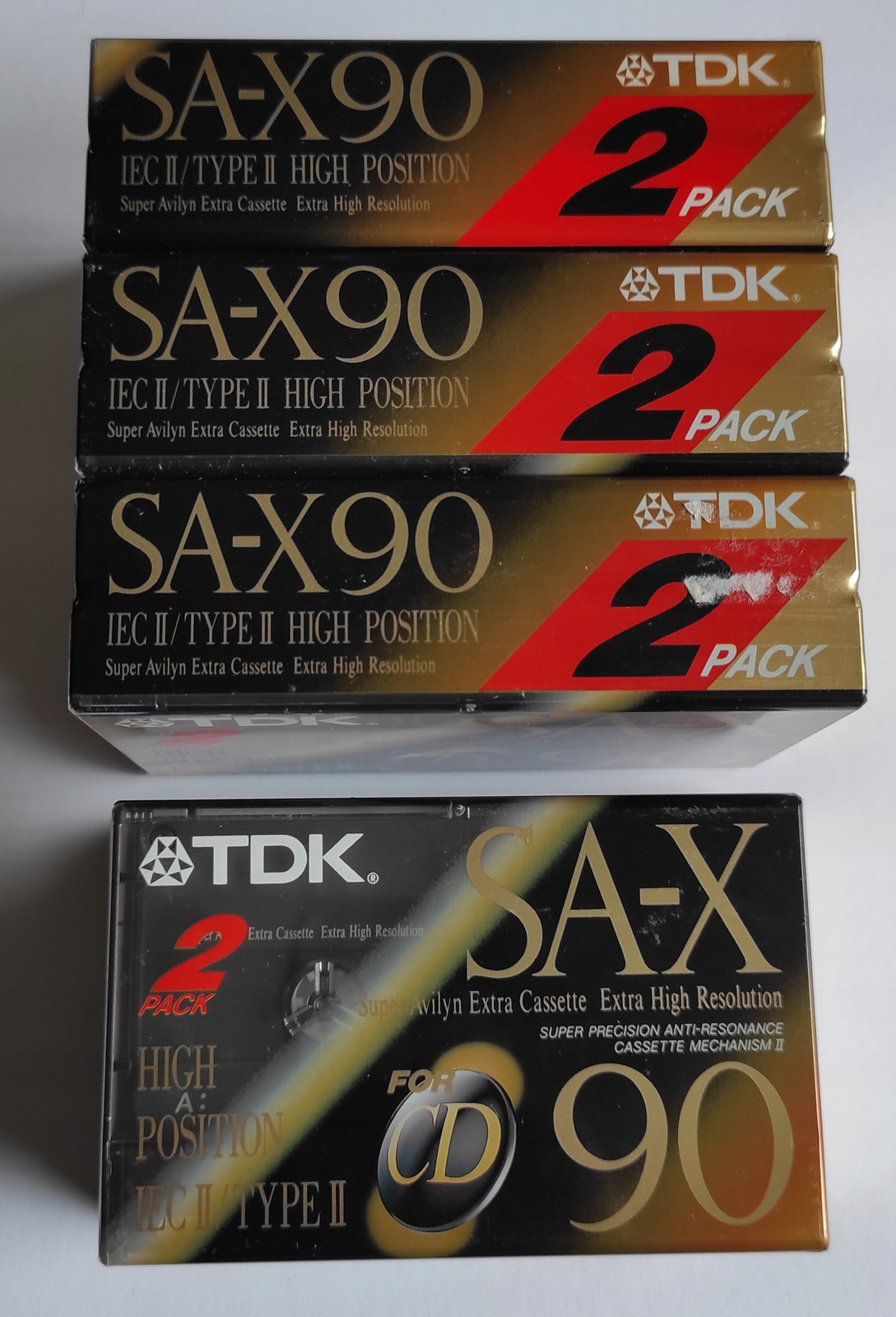 2pack (2 kazety) Tdk SA-X90 Nos fólie Sa-x 90 RC@5