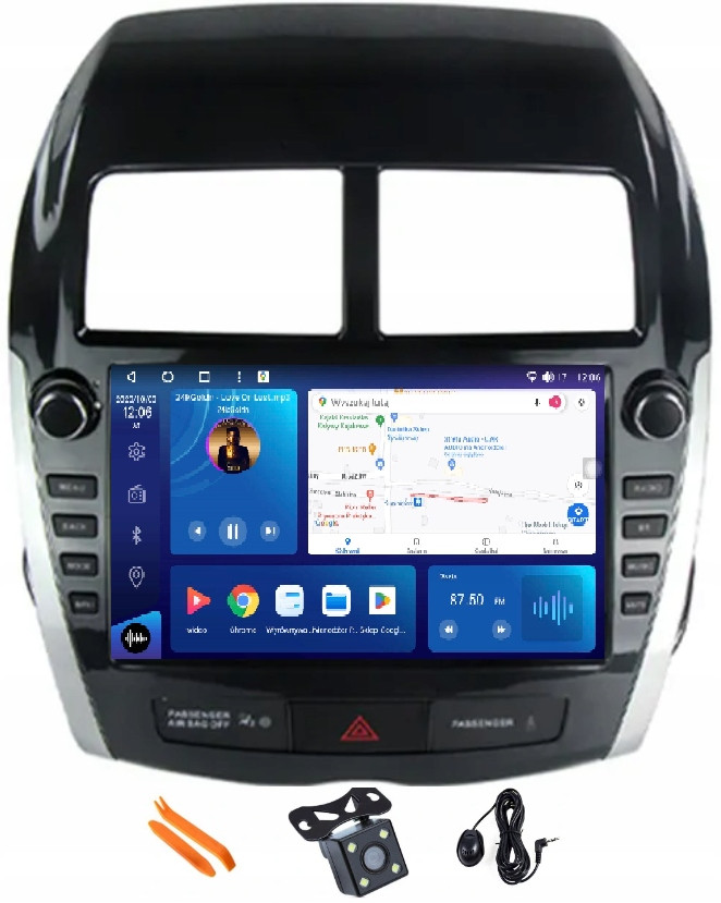 Radio Android Navigace Qled Carplay Mitsubishi Asx Rvr Outlander Sport