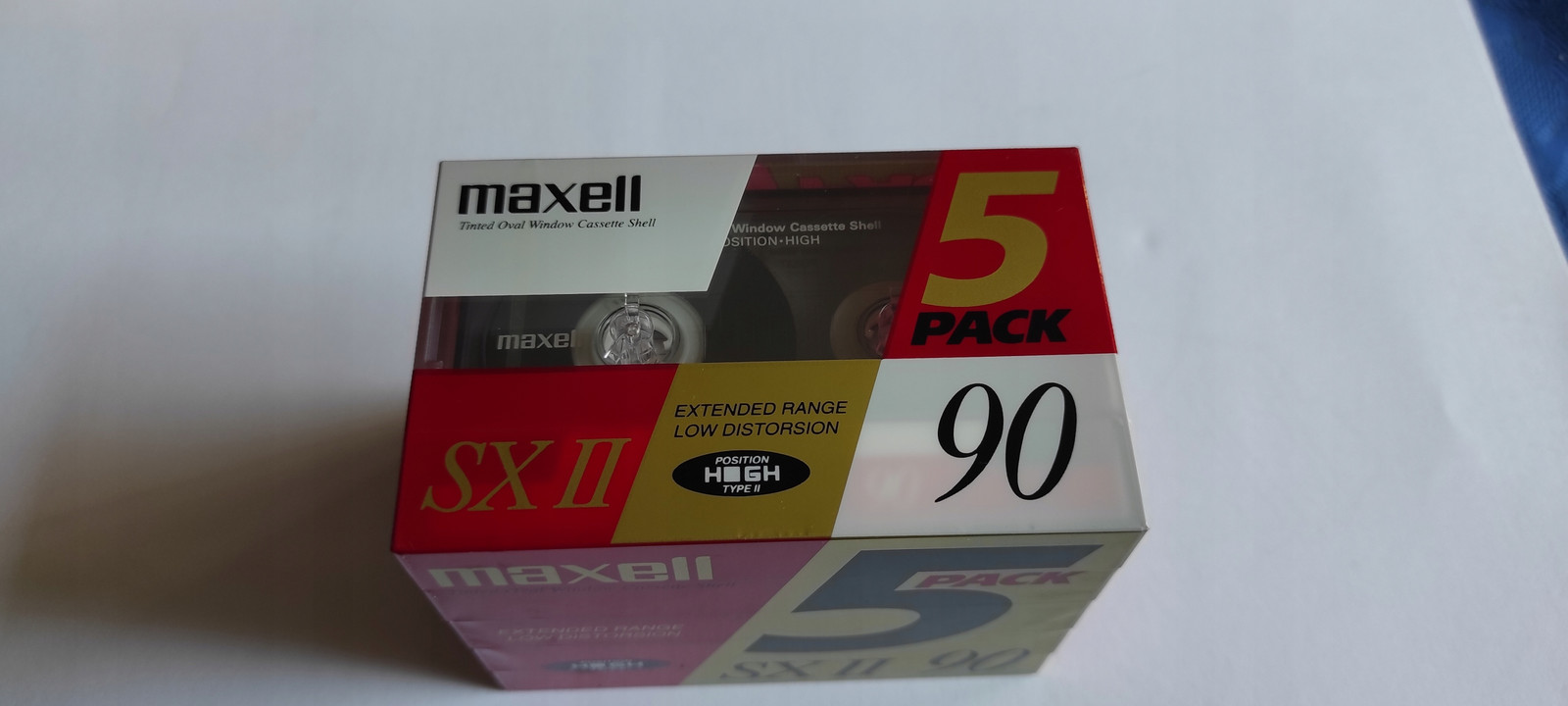 5pack Maxell SXII90 Sx II 90 Nos #808