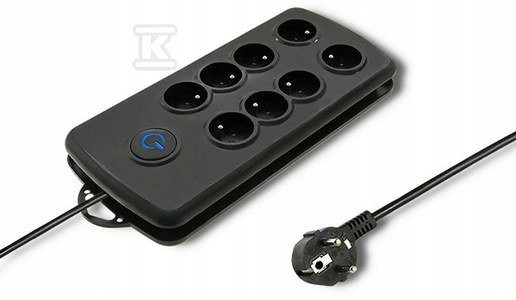 Přepěťová Ochrana 8 Zásuvek 2.5M B