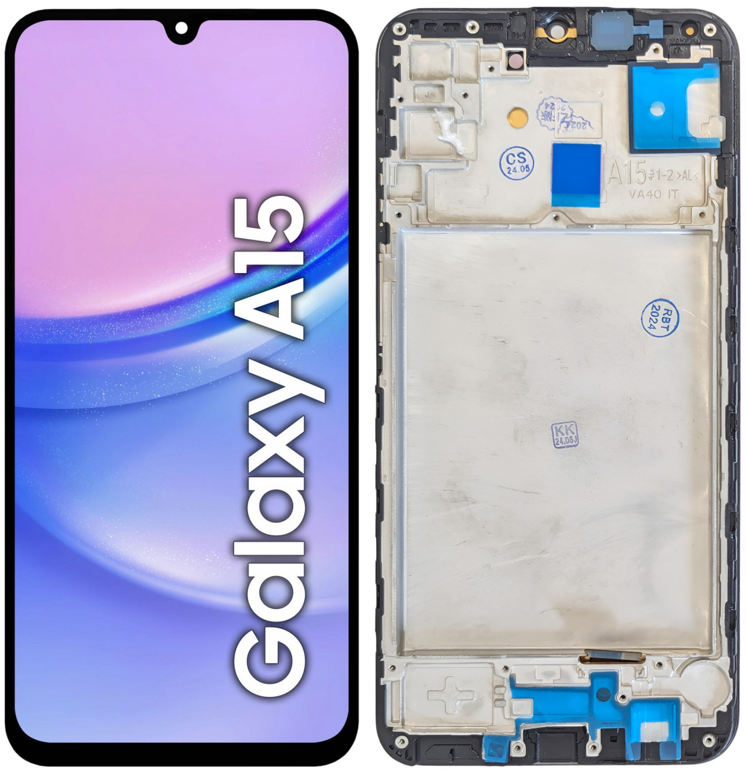 LCD Displej Pro Samsung A15 4G Oled Velká Plocha Obrazovky Rámeček