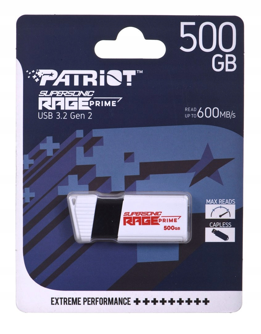 Patriot Rage Prime 600 MB/s 512 Gb Usb 3.2 8k IOPs