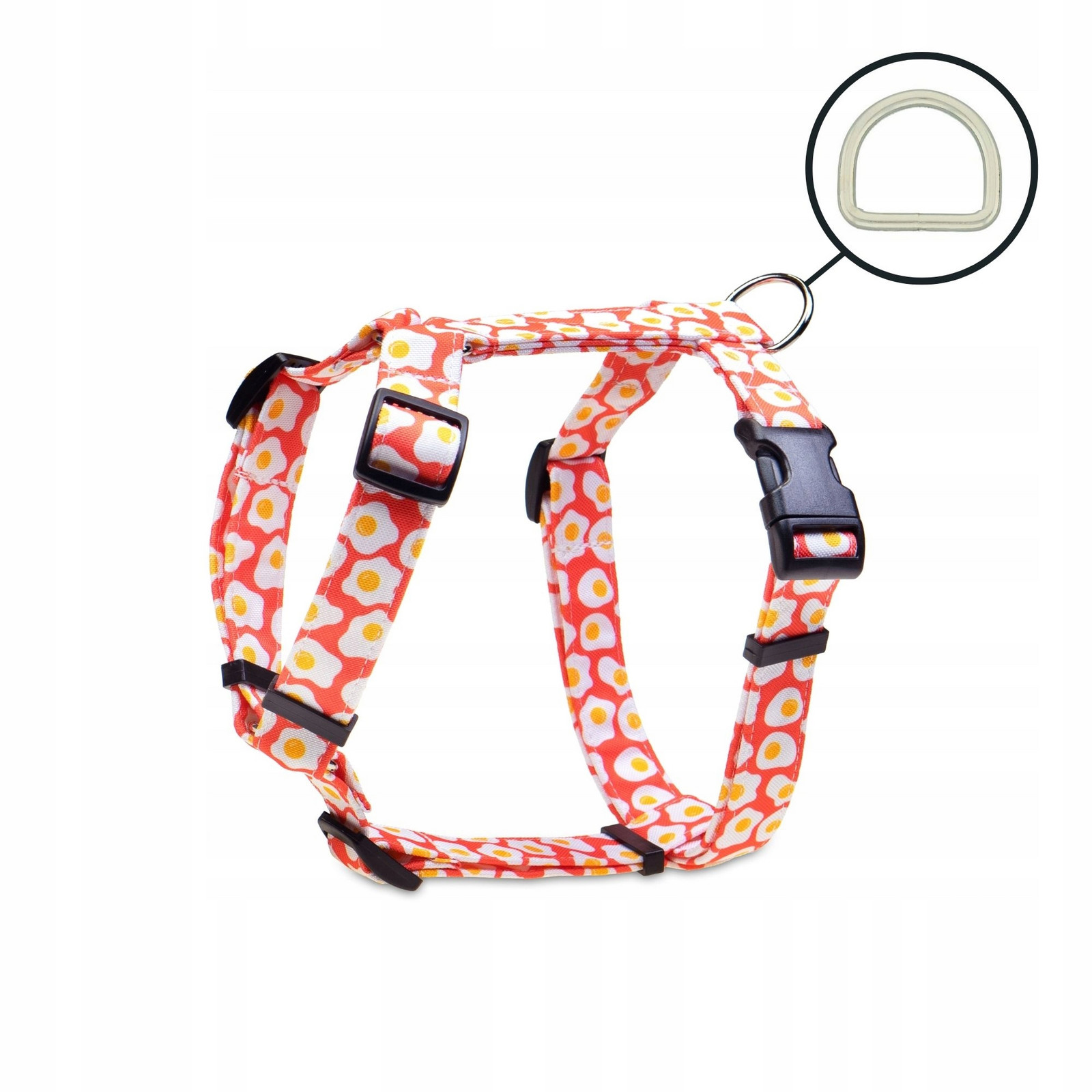 Postroj guard vycházkový pro malého psa barevné vzory sázená vejce S