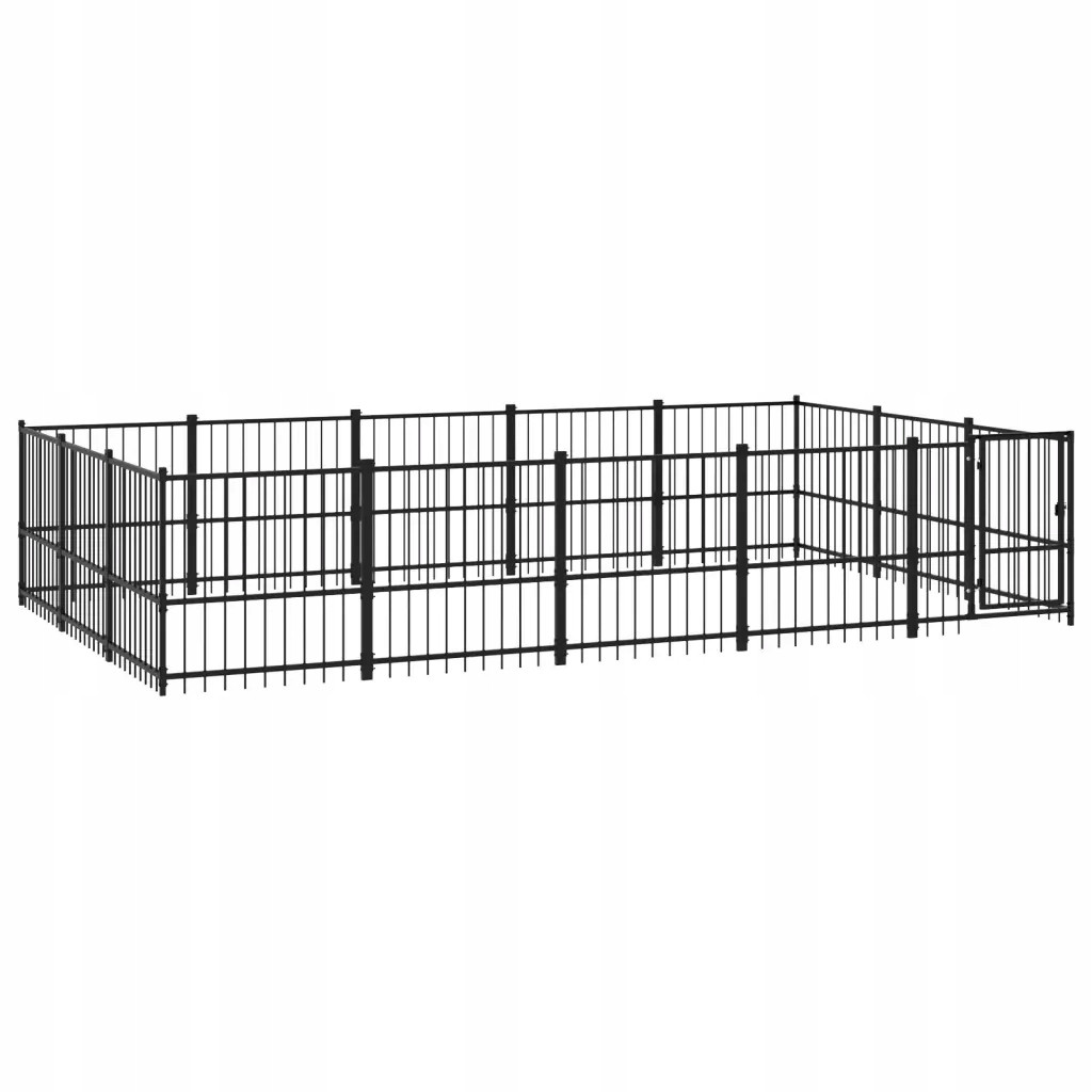 Klec pro psa kotec 485x291x100 cm, černá