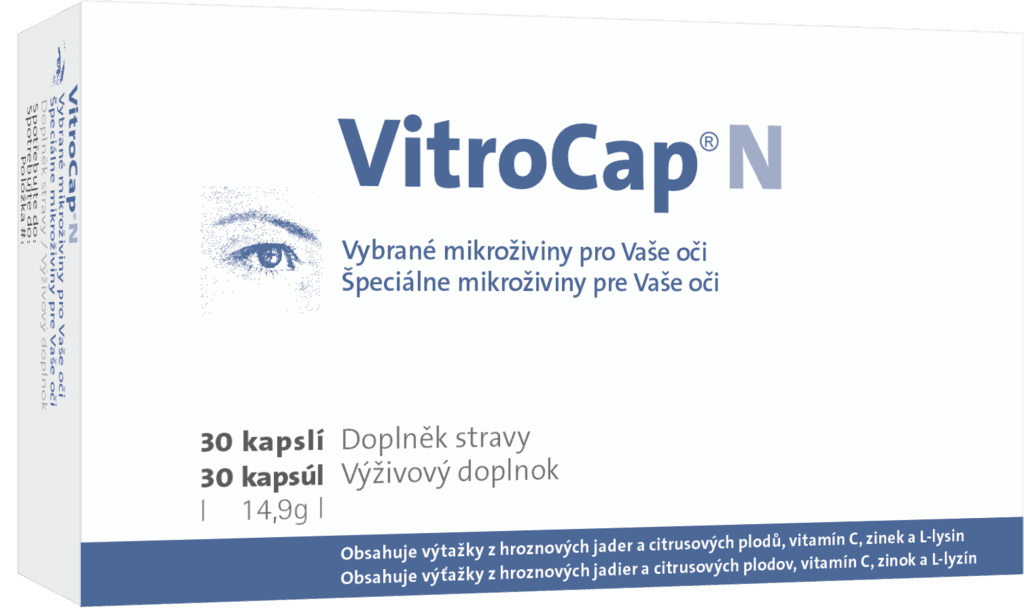 VITROCAP®N Vybrané mikroživiny pro Vaše oči 90 kapslí