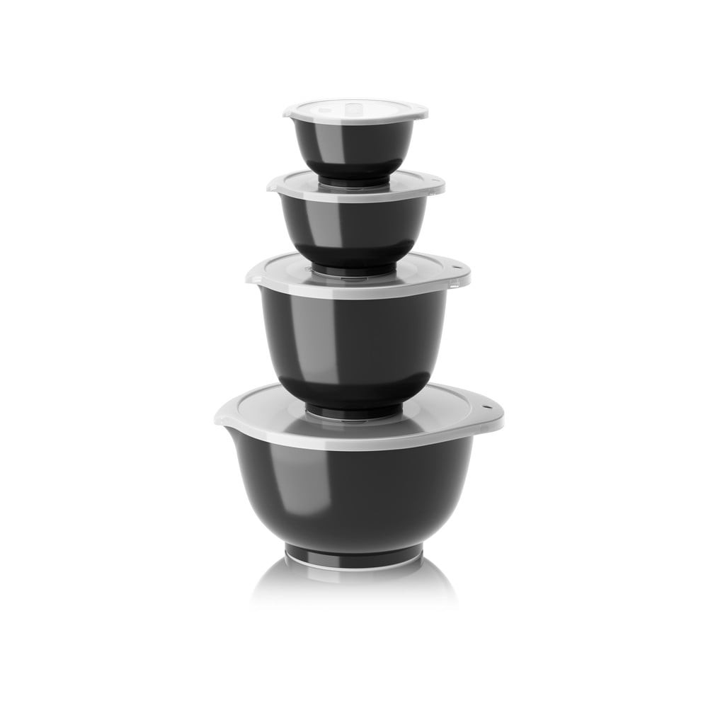 Černé mísy v sadě 4 ks ø 23 cm Margrethe – Rosti