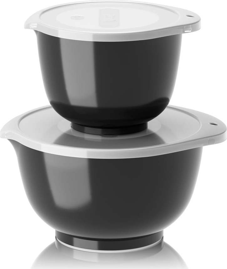 Černé mísy v sadě 2 ks ø 23 cm Margrethe – Rosti