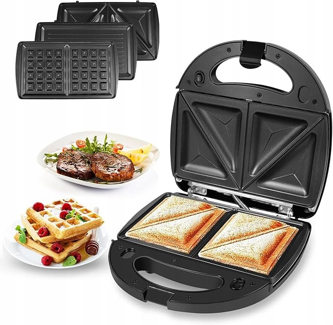 15653J9 Gotoll Sendvičovač 3 v 1, toustovač, vaflovač, gril
