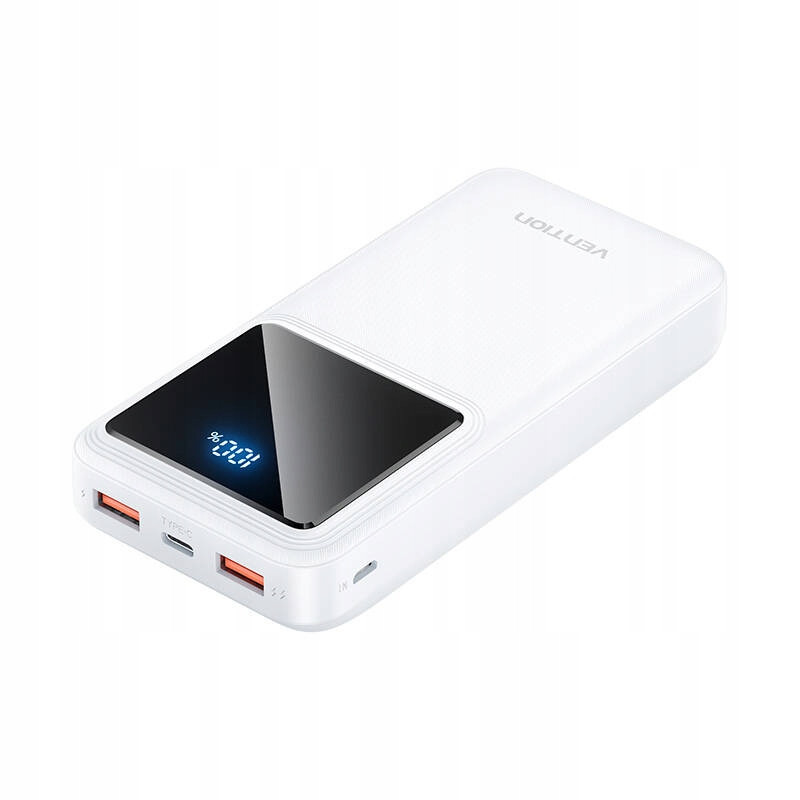 Powerbanka, Vention, FHLW0, 20000mAh, Micro-USB, Usb-c, 2xUSB-A, 22,5W