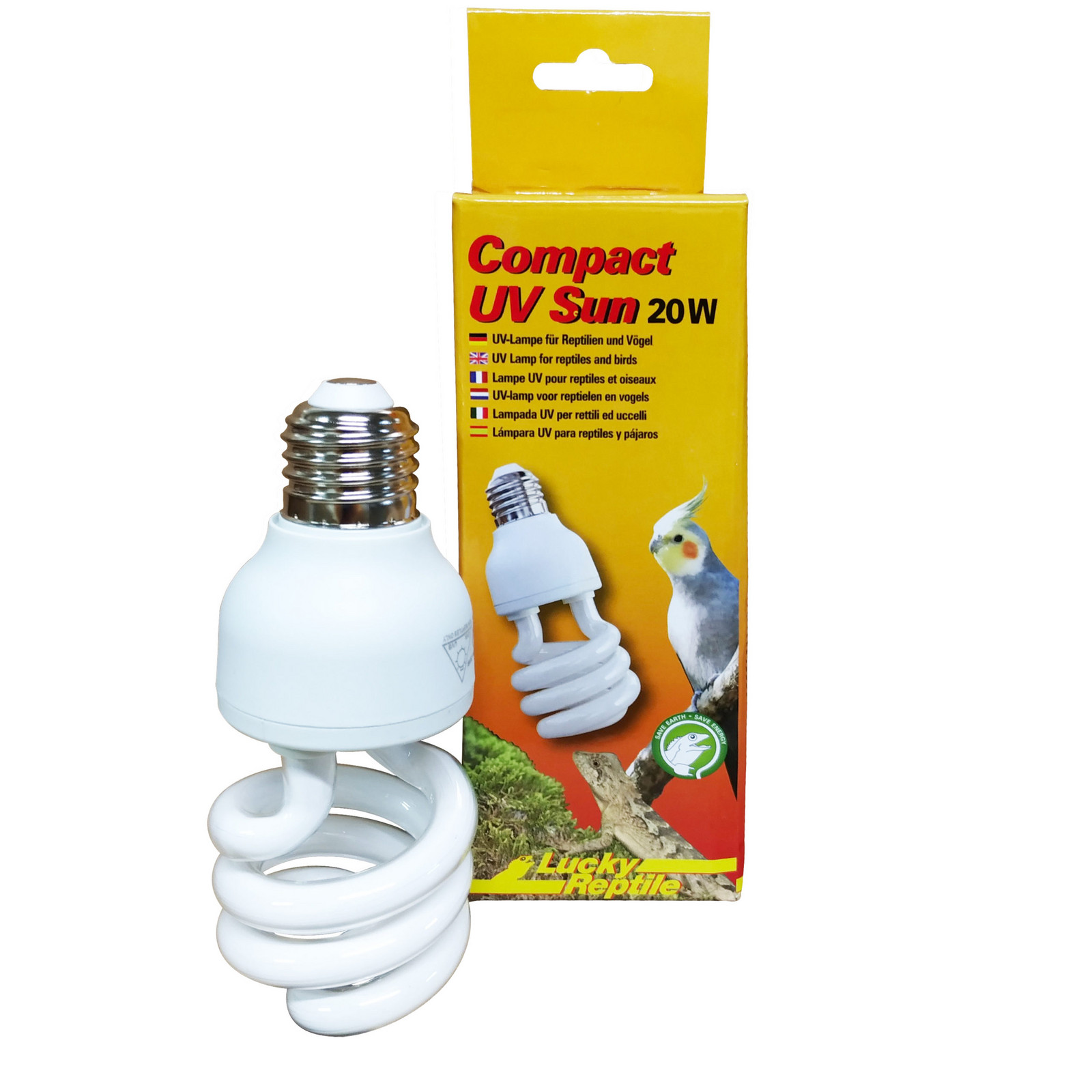Lucky Reptile Žárovka kompakt Uv Sun 20W univerzální