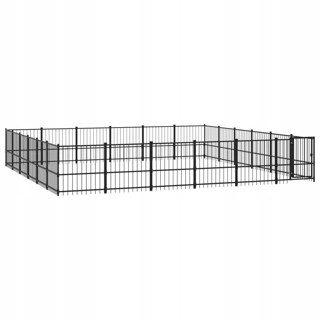 Klec Univerzální Kotec pro psa 582x582x100cm, Černá