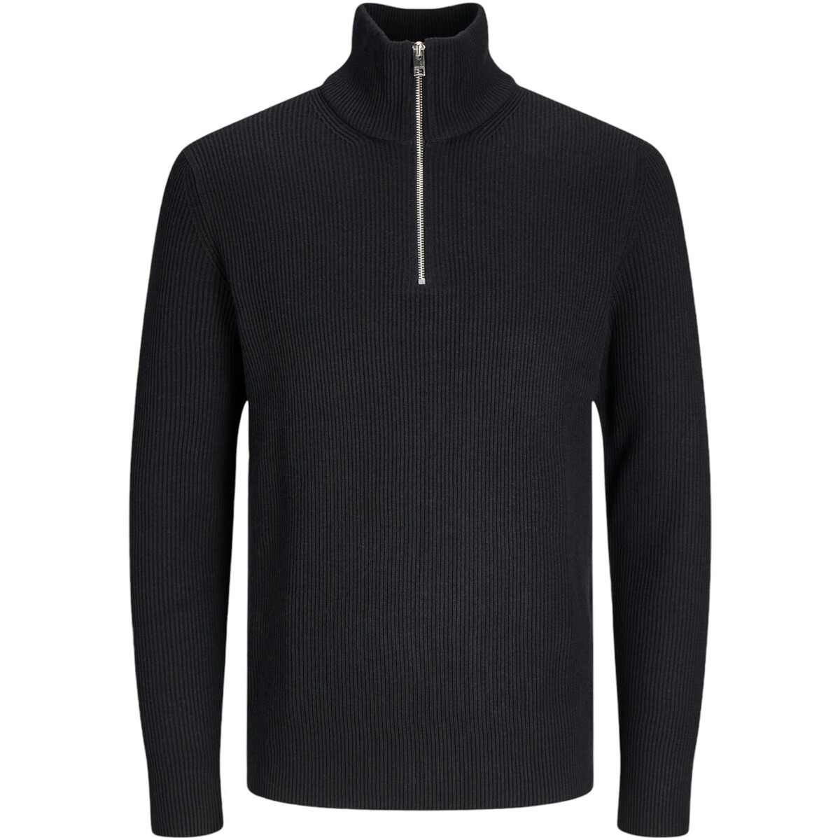 Jack & Jones  Jjeperfect Knit Half Zip 12257773  Černá