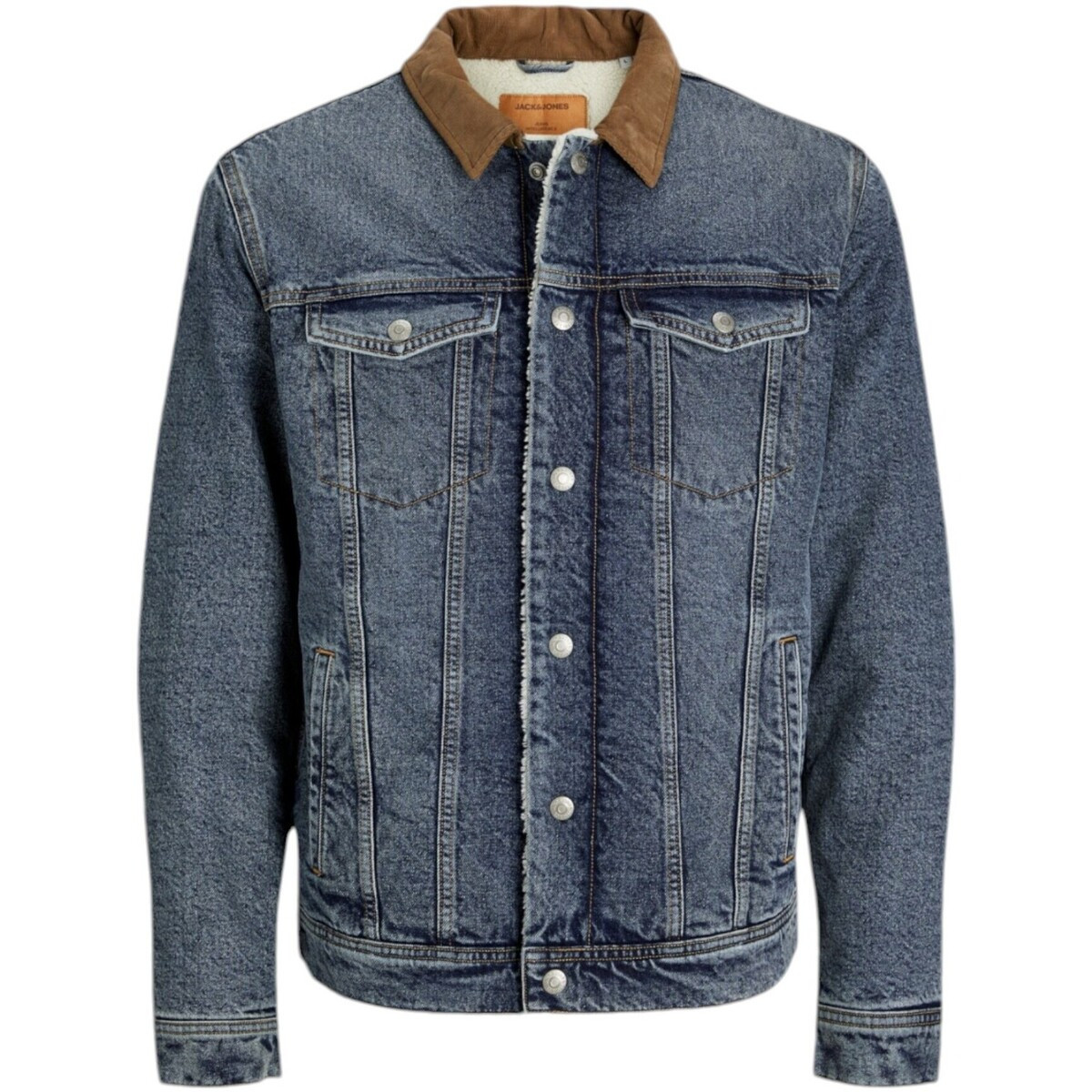 Jack & Jones  Jjijean Jjjacket W Sherpa Wi 200 Sn 12259201  Modrá