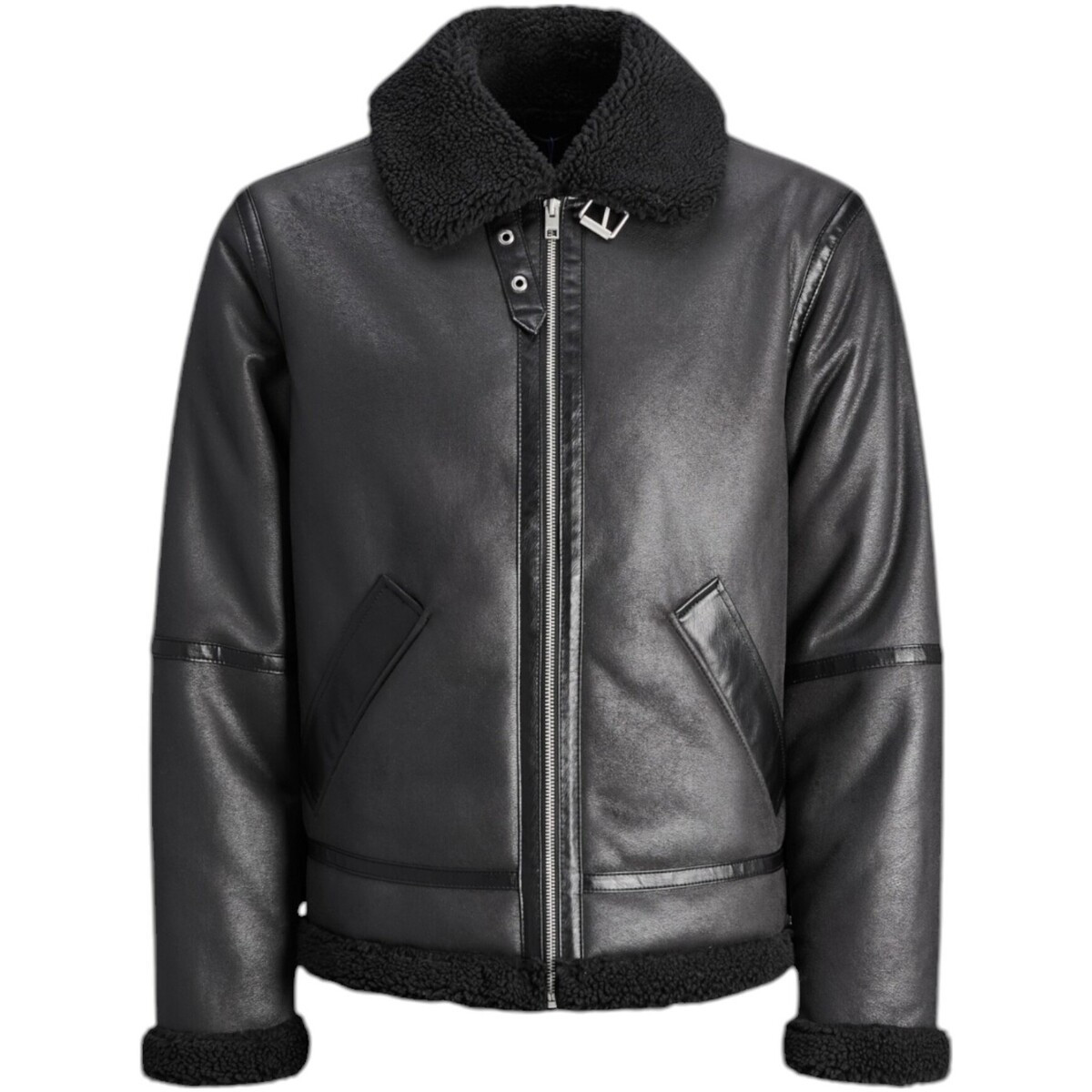 Jack & Jones  JORCOLE AVIATOR JACKET 12261819  Černá