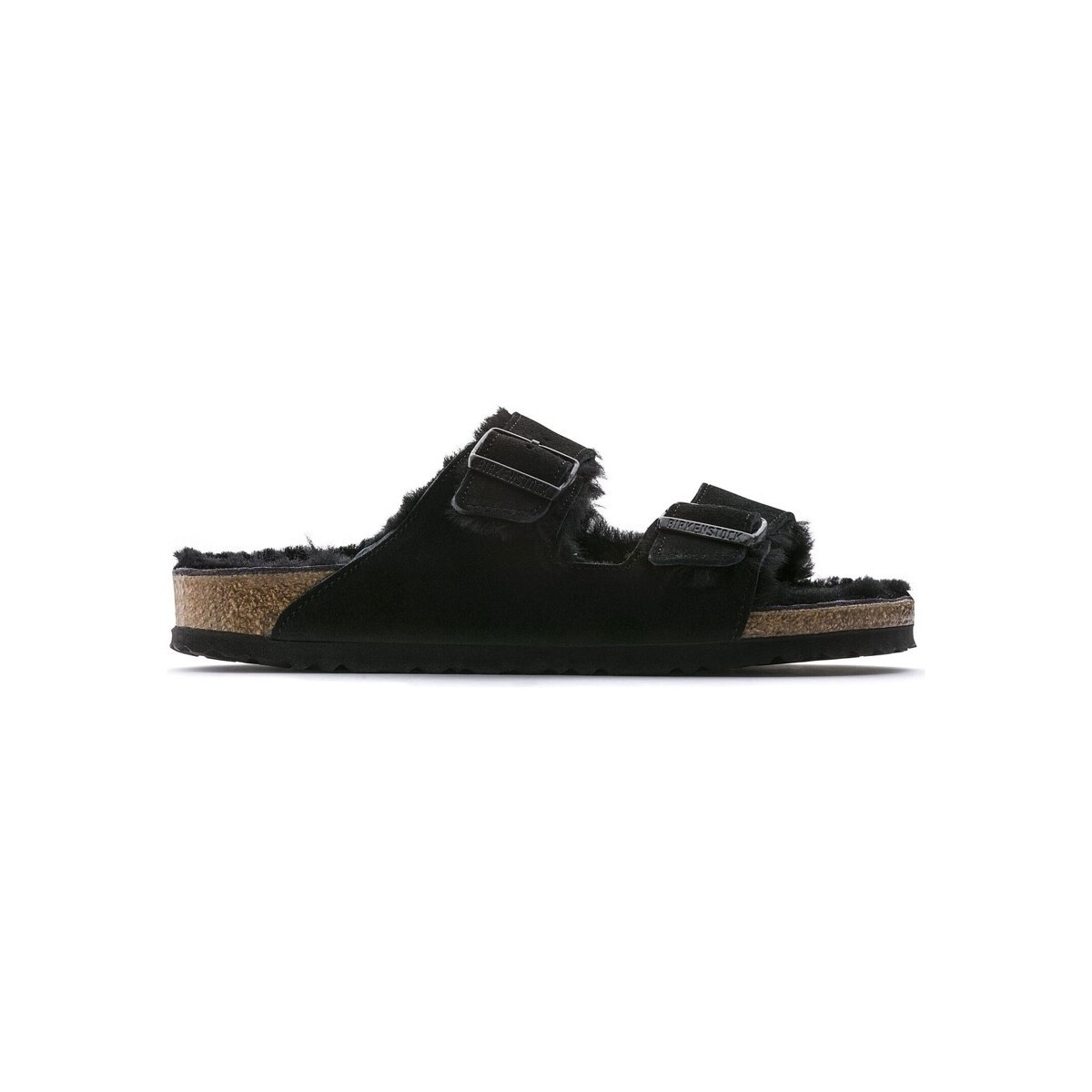 Birkenstock  Arizona Shearling Narrow - Black  Černá