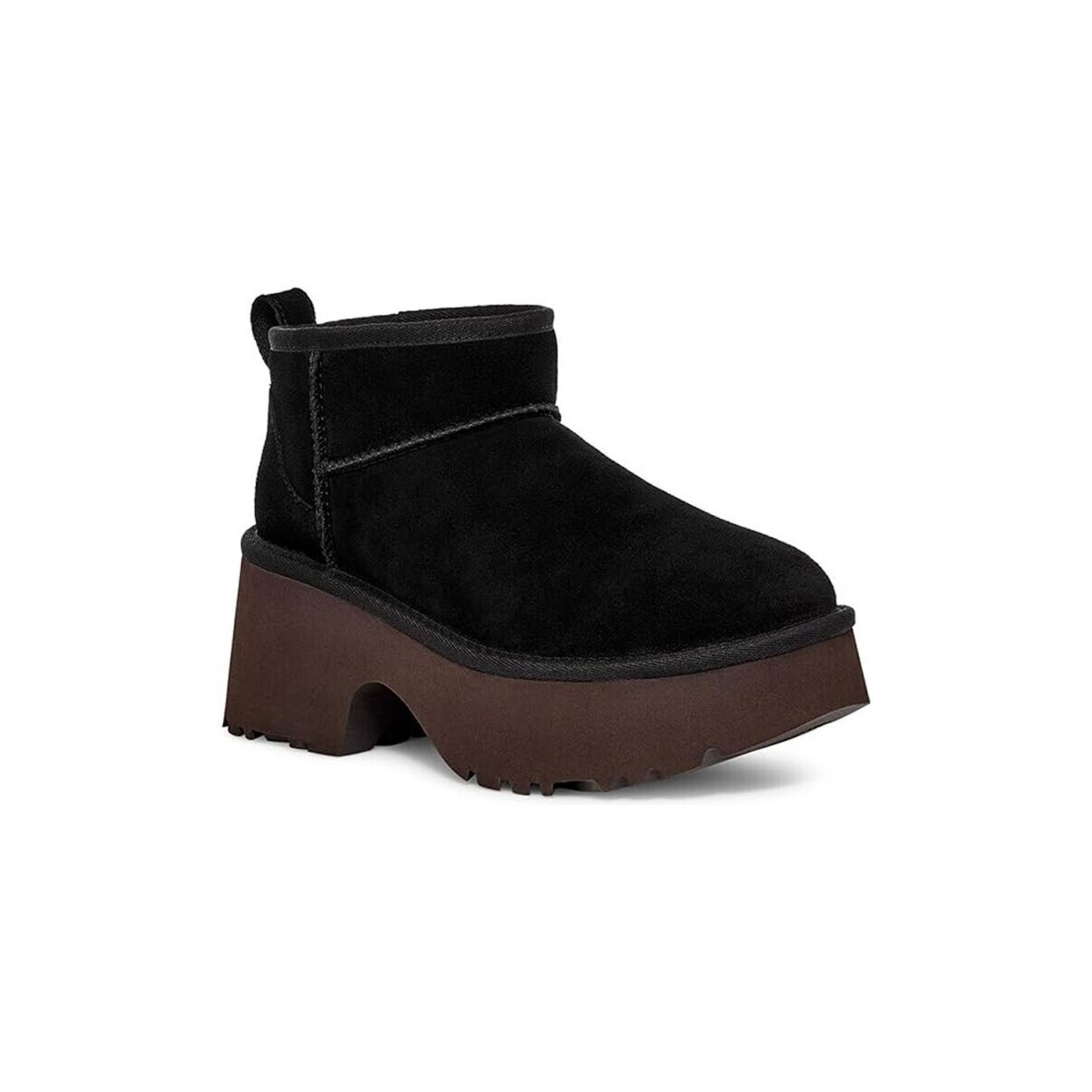 UGG  BOTY  W CLASSIC ULTRA MINI NEW  Černá