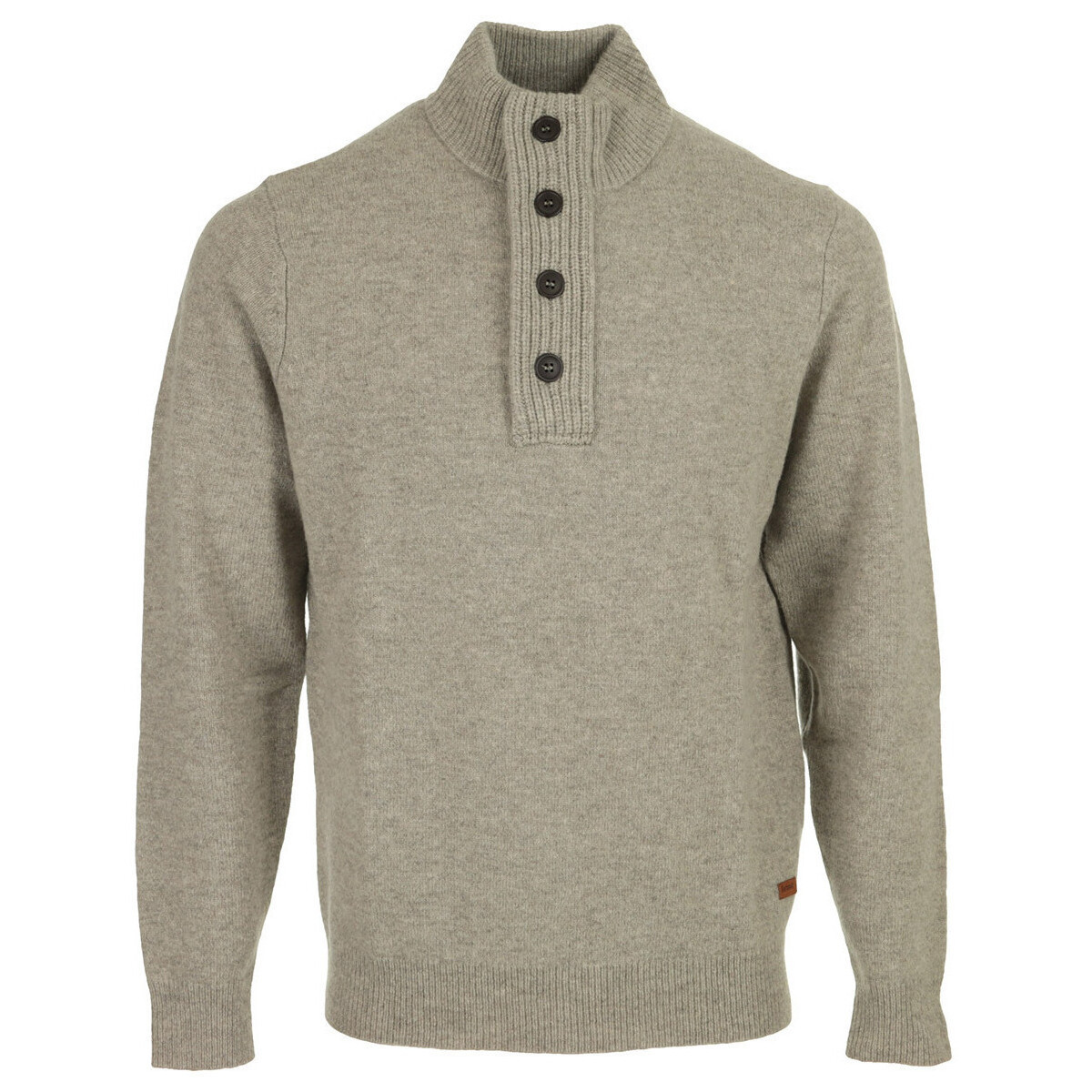 Barbour  Essential Patch Half Zip Knited Jumper  Béžová