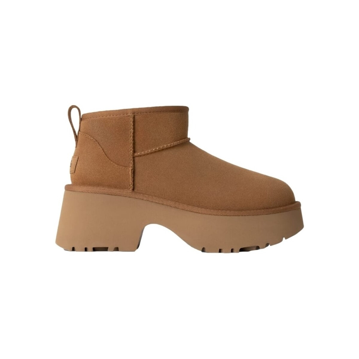 UGG  Classic Ultra Mini New Heights Boots - Chestnut  Hnědá