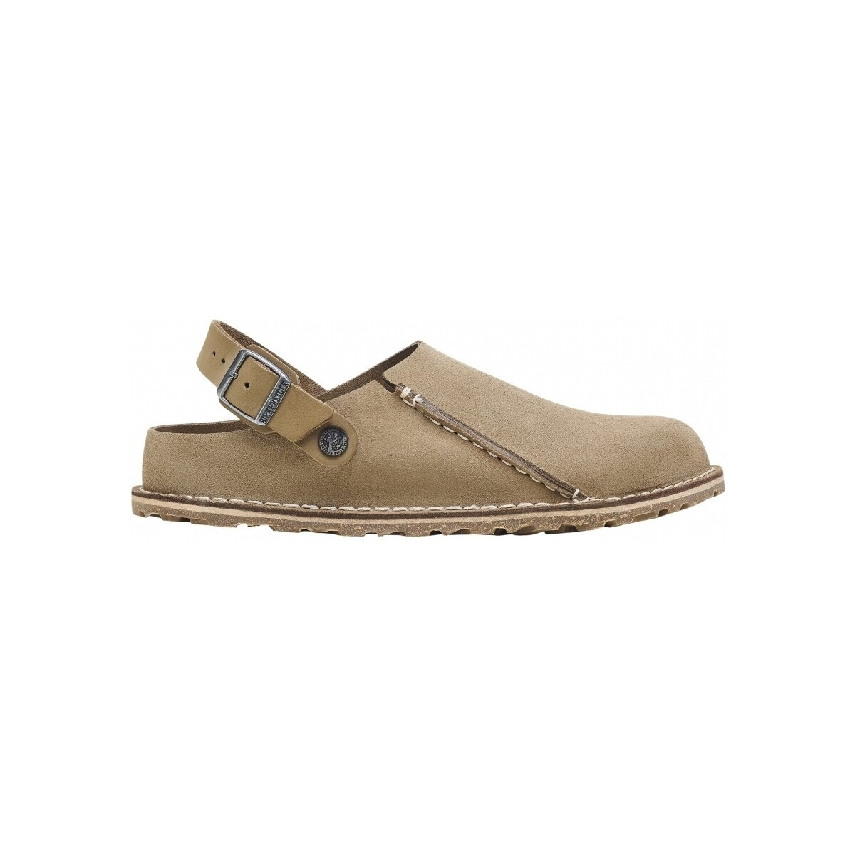 Birkenstock  Lutry Premium Suede 1025297 Narrow - Gray Taupe  Béžová