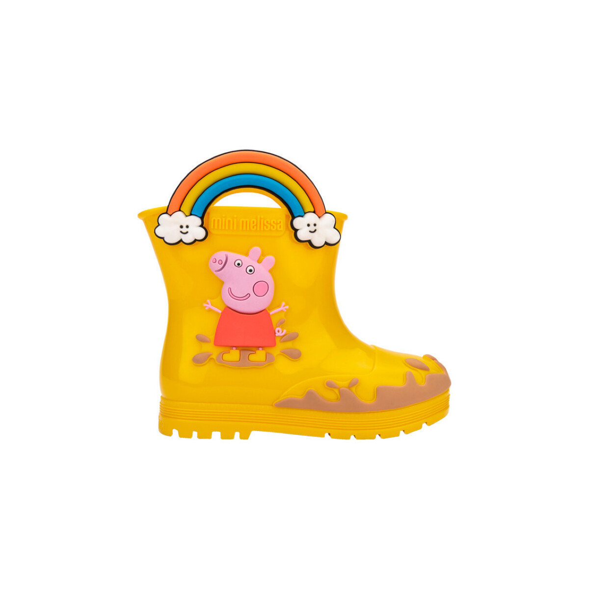 Melissa  MINI  Welly + Peppa Pig Baby Boots - Yellow/Beige  ruznobarevne