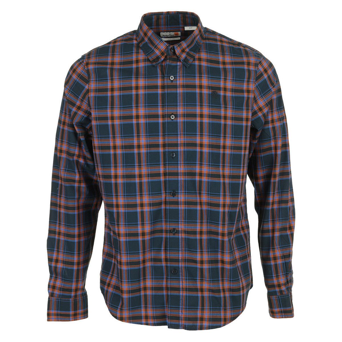 Timberland  Stretch Poplin Check Shirt Angora Yd  Modrá