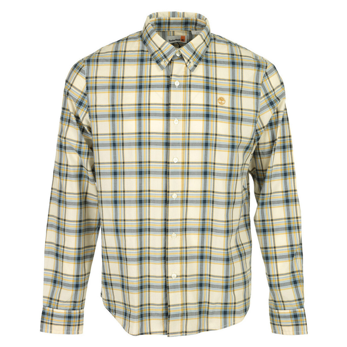 Timberland  Stretch Poplin Check Shirt Angora Yd  Béžová