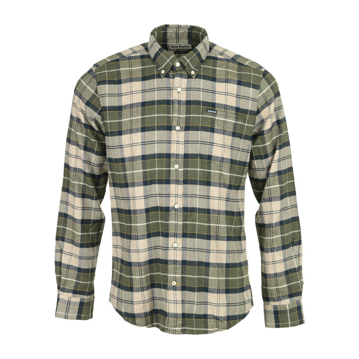 Barbour  Keyloch Tailored Tartan Shirt  Zelená