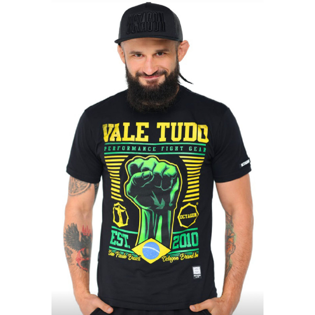 Triko pánské Octagon Vale Tudo - černé, XXL