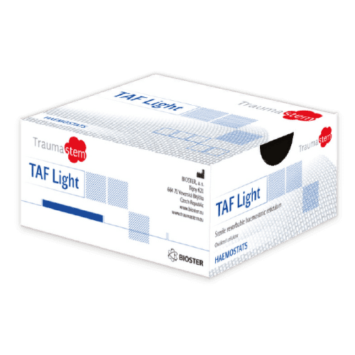 Prostředek Hemostatický - Traumacel Taf Light, Traumastem Taf Light (pokrytí 7,5 cm2) sterilní vstře