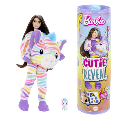 Barbie Cutie Reveal Barbie barevné sny - Zebra