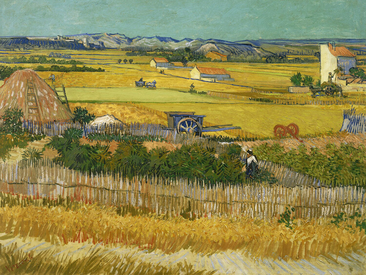 Vincent van Gogh Obrazová reprodukce The Harvest, Vincent van Gogh, 40 × 30 cm