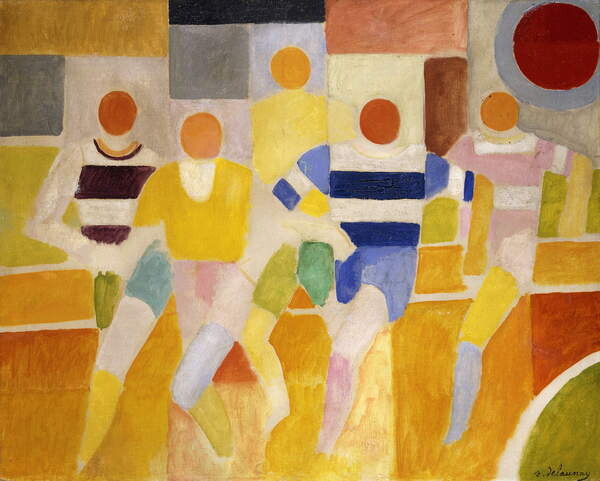 Delaunay, Robert Obrazová reprodukce The Runners, 1926, Delaunay, Robert, 40 × 30 cm