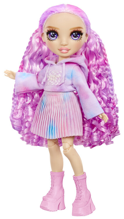 MGA Entertainment Rainbow High - WaterColor & Create Dolls - Purple Eyes