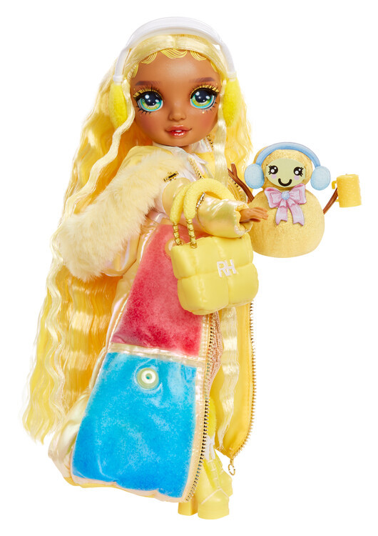 MGA Entertainment Rainbow High - Winter Wonderland Doll - Sunny (Yellow)