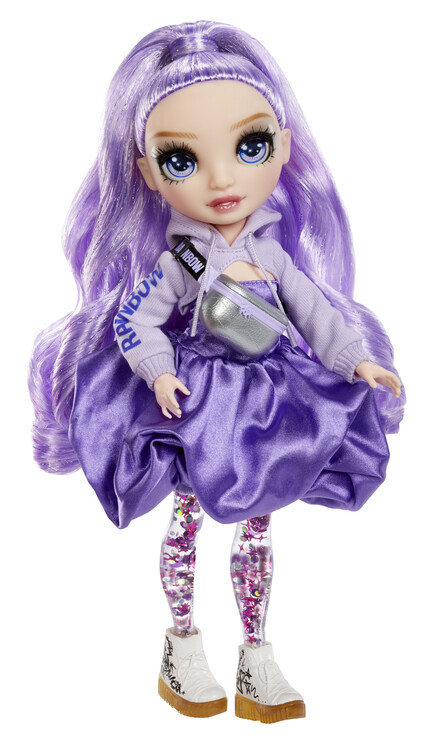 MGA Entertainment Rainbow High - Sparkle & Shine Fashion Dolls - VIOLA (Purple)