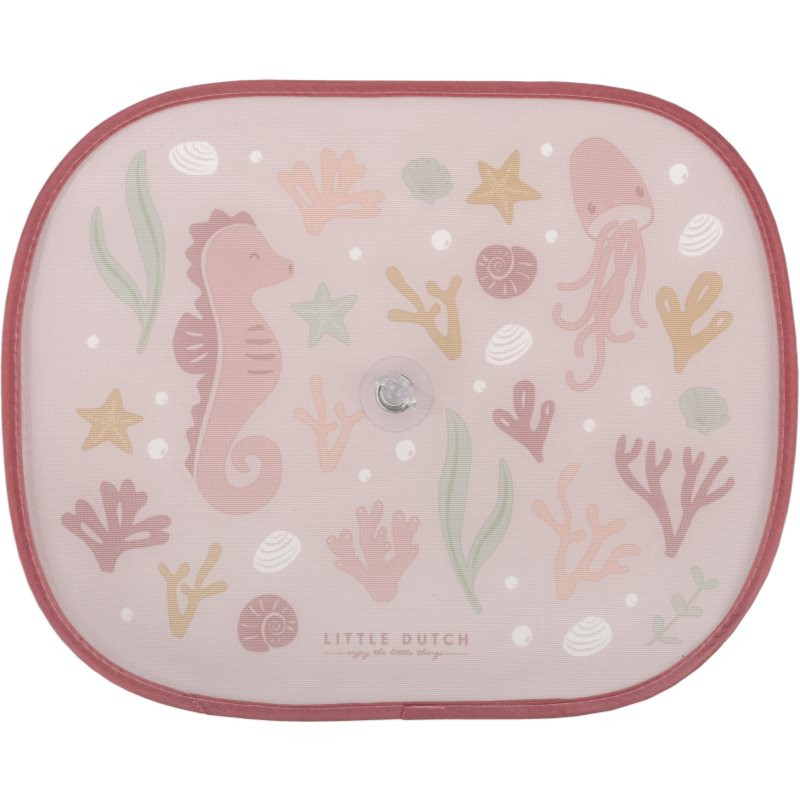 Little Dutch Ocean Dreams Car Sunshades sluneční clona 45 x 37 cm Pink 2 ks