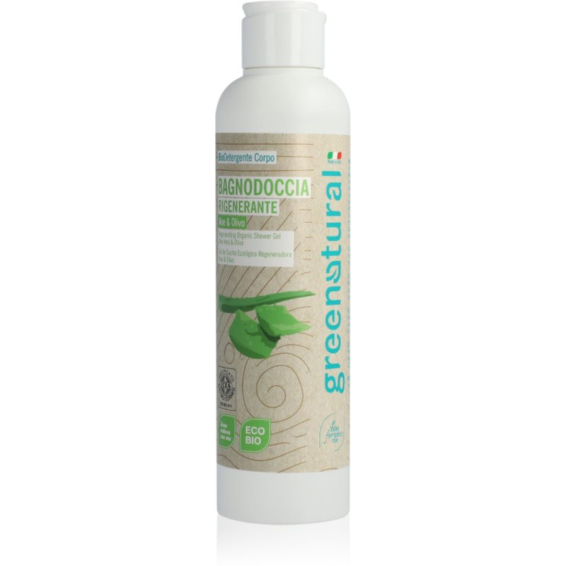 Greenatural Body Wash Aloe Vera & Olive regenerační sprchový gel 250 ml