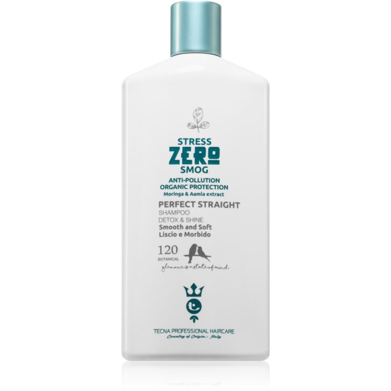 Tecna Zero Perfect Straight čisticí detoxikační šampon 400 ml