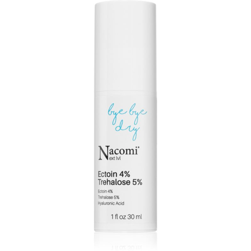 Nacomi Next Level Bye Bye Dry hydratační sérum pro suchou pleť Ectoin 4% Trehalose 5% 30 ml