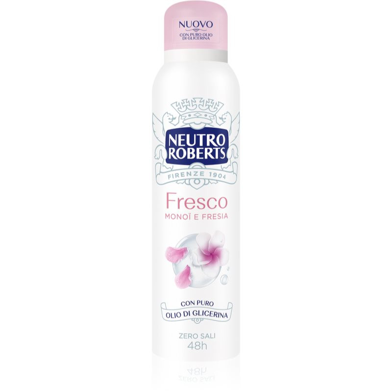 Neutro Roberts Monoi e Fresia deodorant ve spreji s 48hodinovým účinkem 150 ml