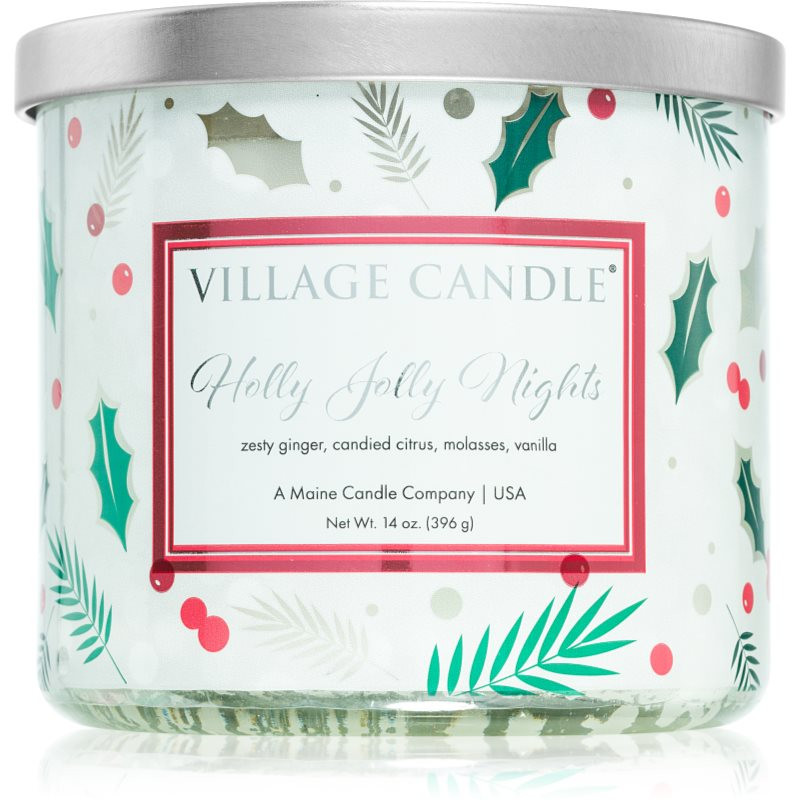 Village Candle Holly Jolly Nights vonná svíčka 396 g